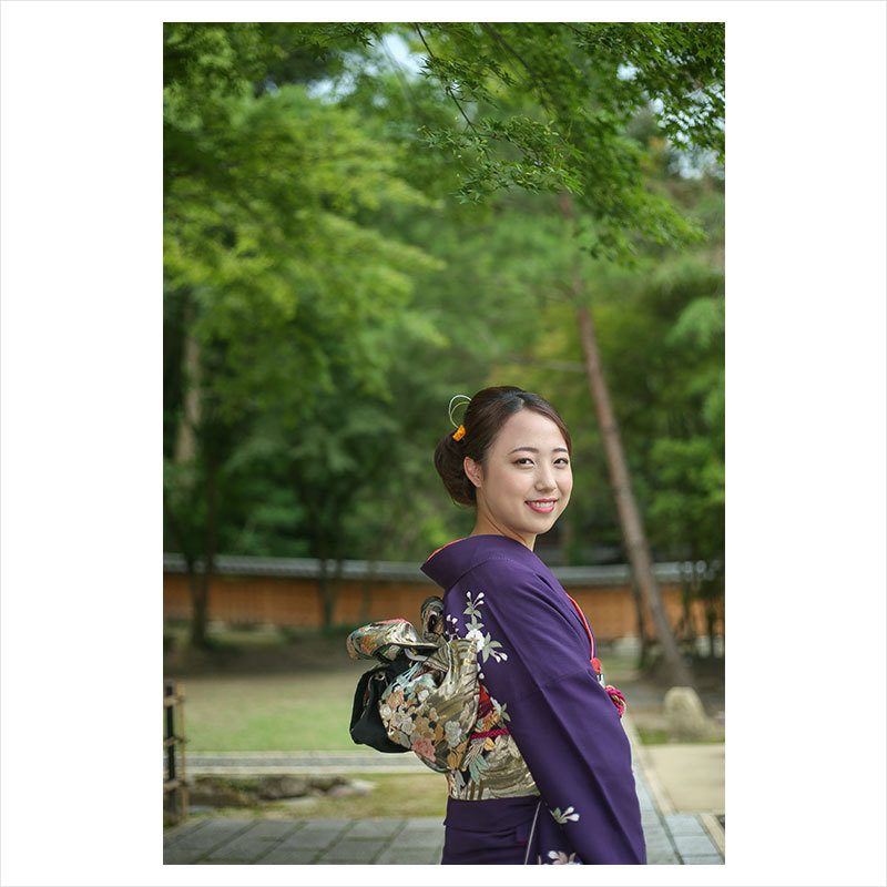 京都で成人式前撮り撮影