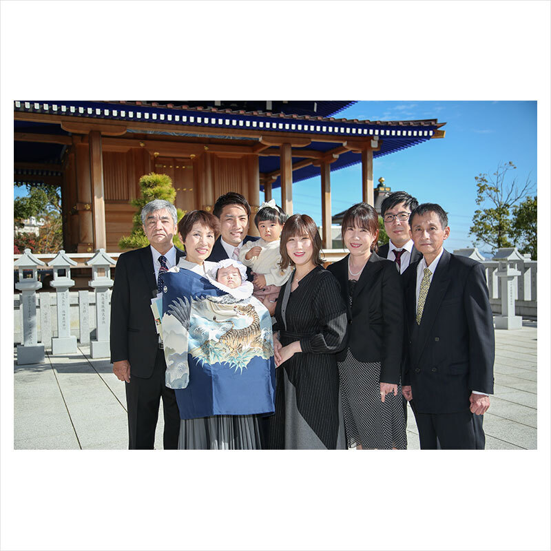 中山寺でお宮参り出張撮影