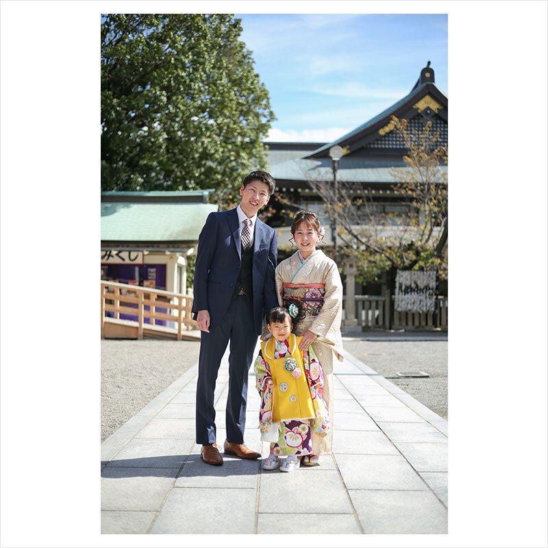 成田山で七五三出張撮影