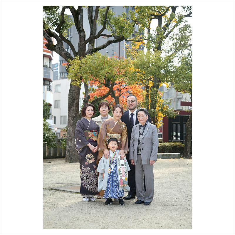 大阪の七五三出張撮影